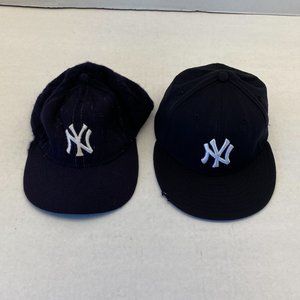 2 New York Baseball Caps 1 Vintage The other from today's era